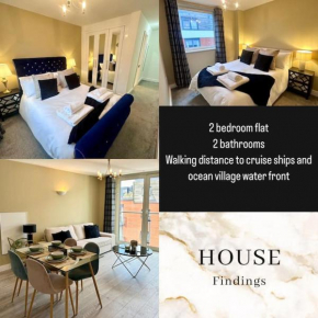 2 bedrooms, 2 bathrooms, near sea